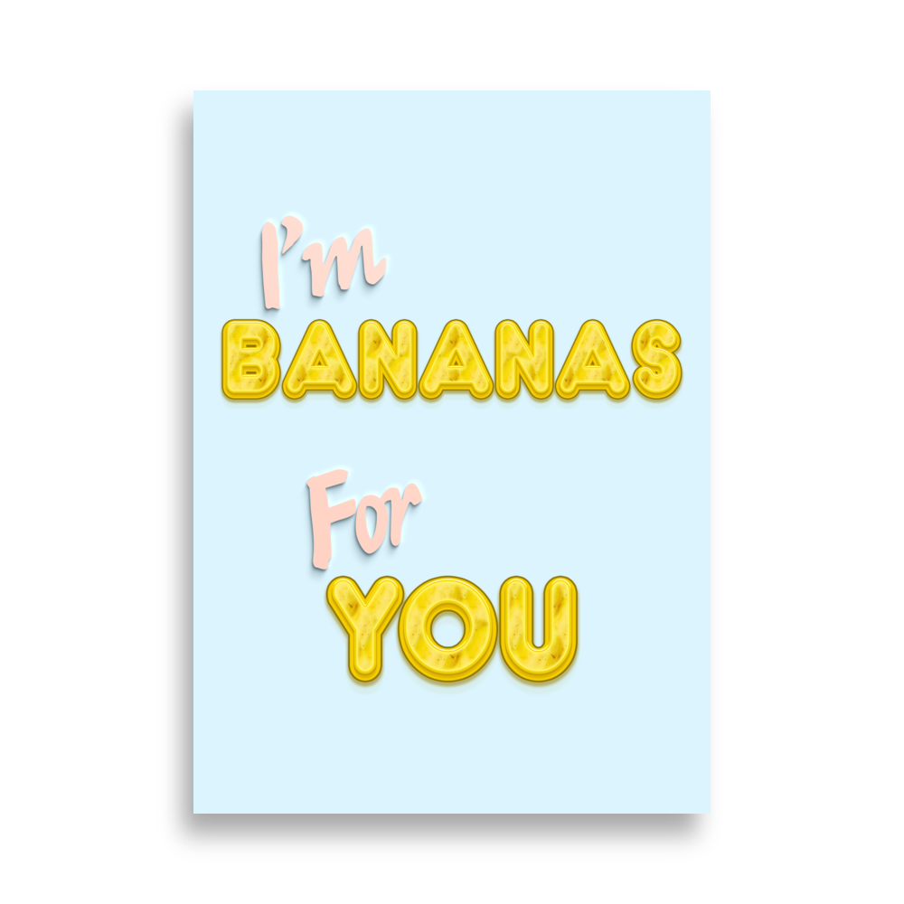 Load image into Gallery viewer, Bananas For You - Wall Art |  | PARADIS SVP
