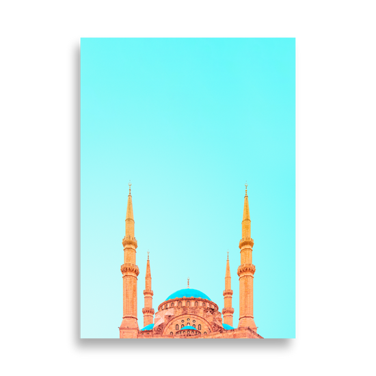 Load image into Gallery viewer, Beiruti Mosque - Wall Art | WALL ART | PARADIS SVP
