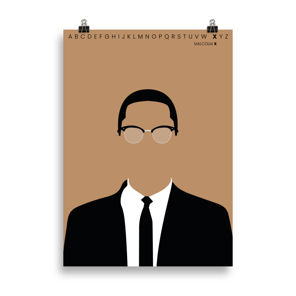 Load image into Gallery viewer, Malcolm X - Wall Art |  | PARADIS SVP
