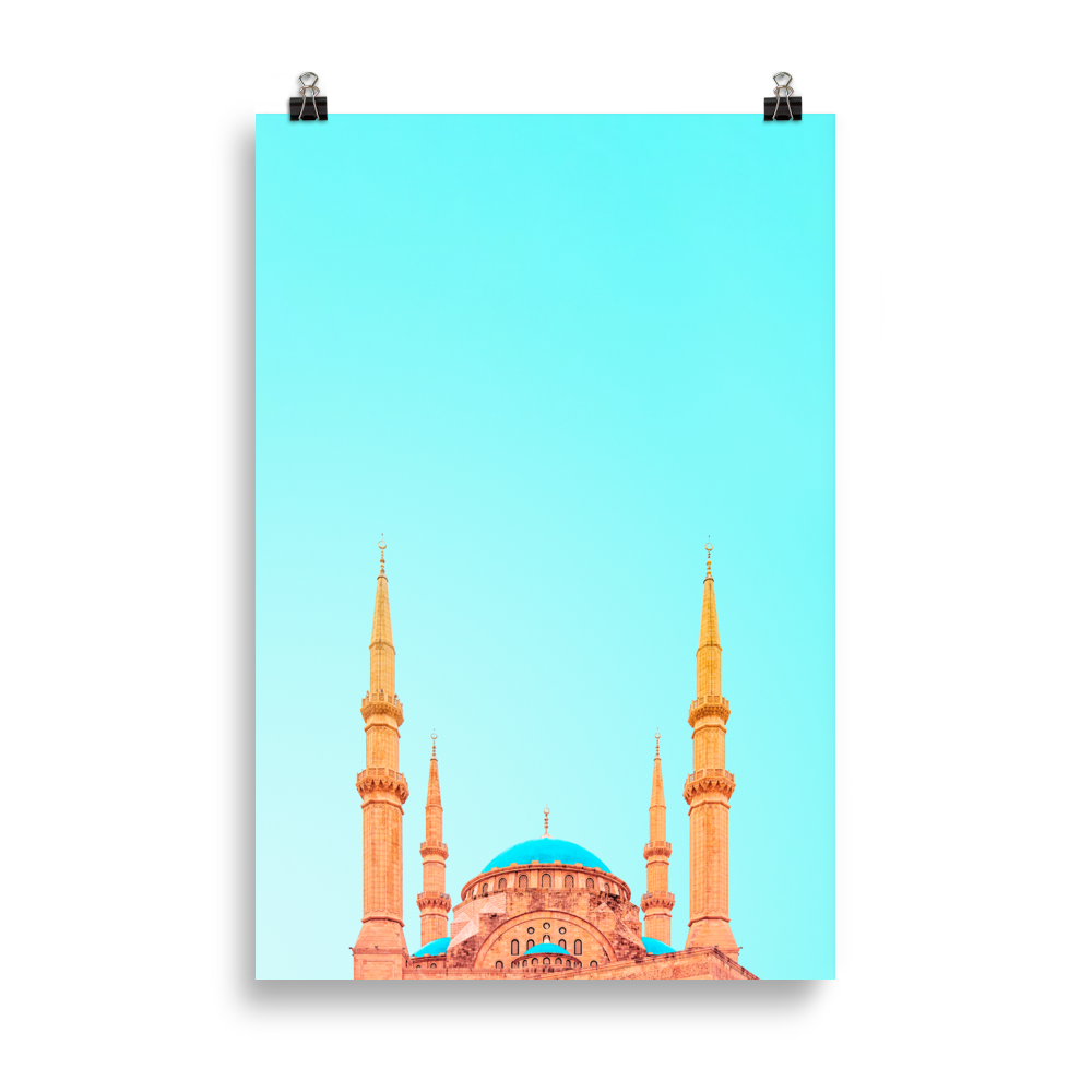 Load image into Gallery viewer, Beiruti Mosque - Wall Art | WALL ART | PARADIS SVP
