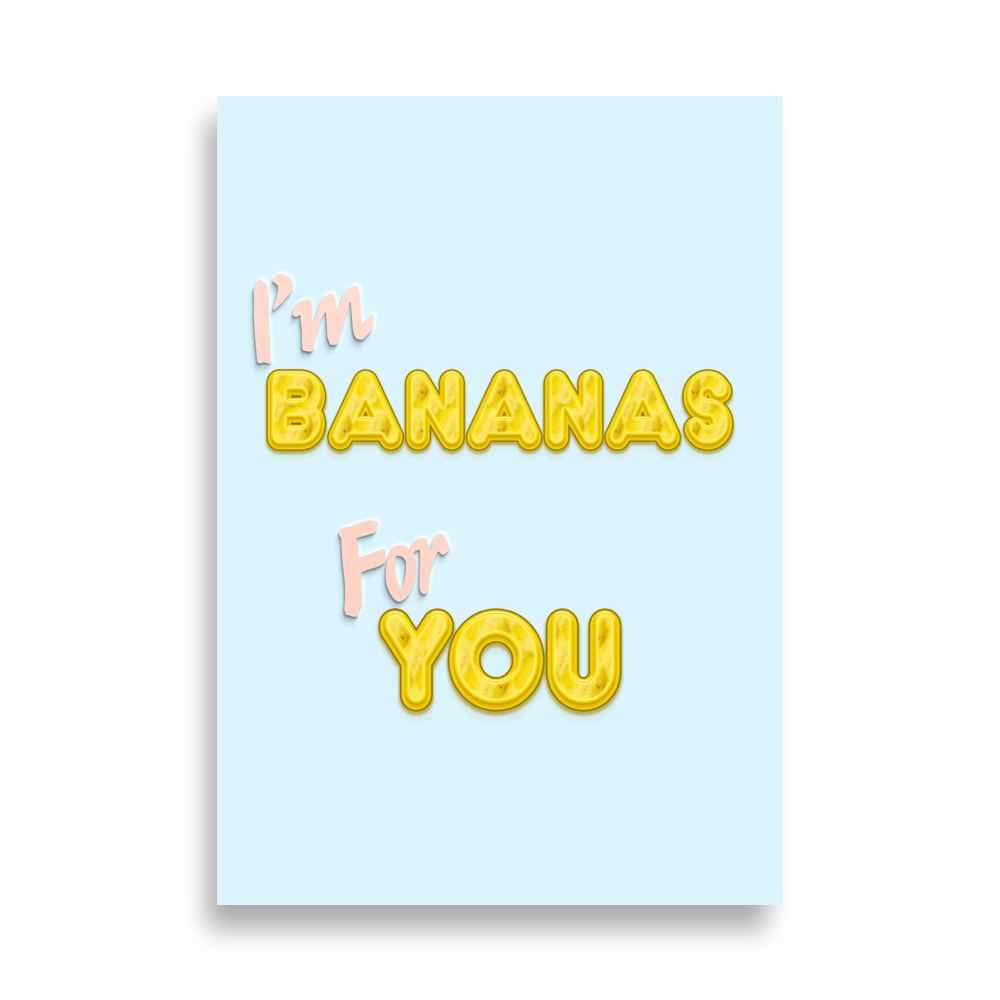 Bananas For You - Wall Art |  | PARADIS SVP