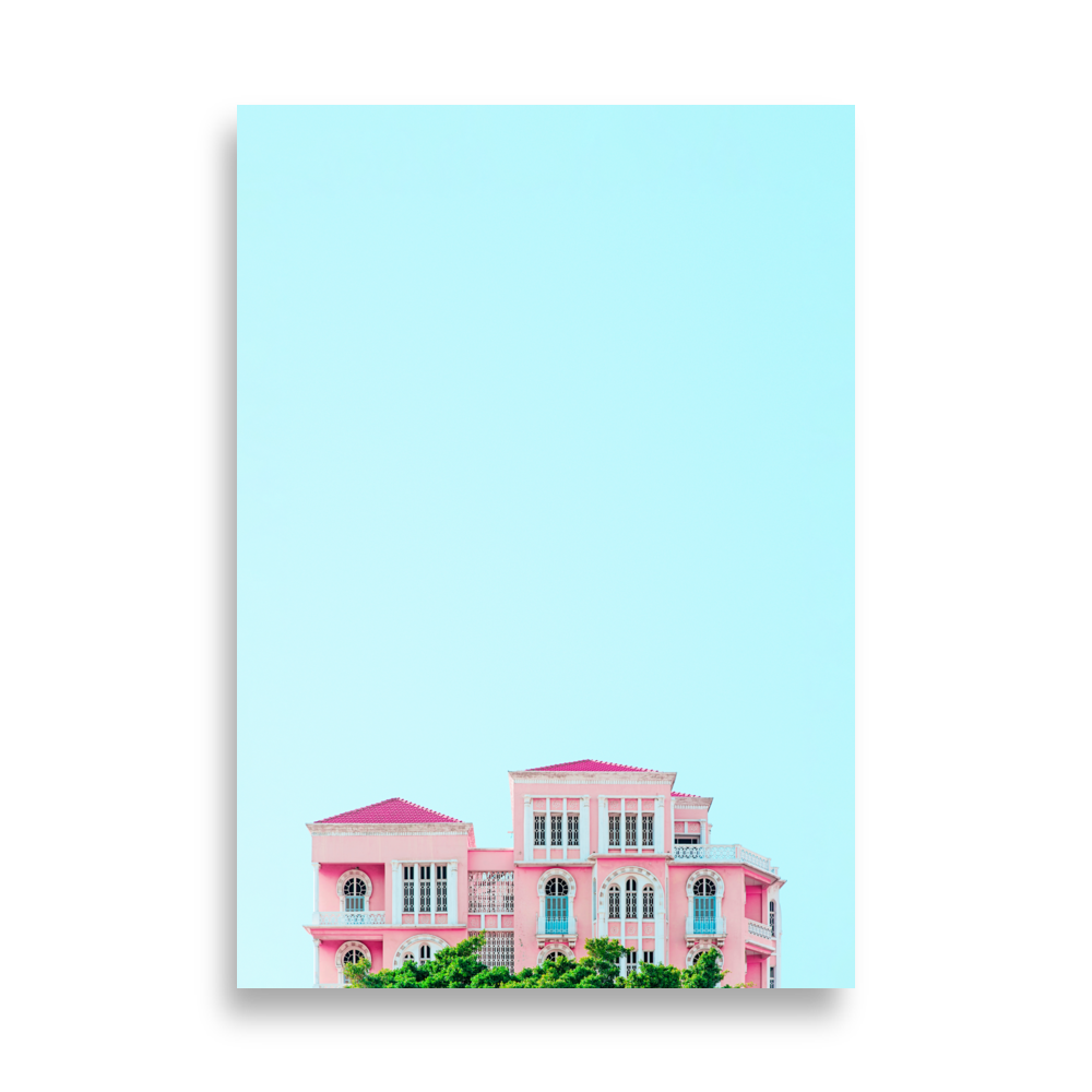 Pink House - Wall Art | WALL ART | PARADIS SVP