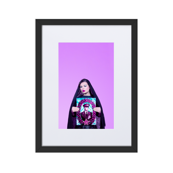 Load image into Gallery viewer, Martyr&amp;#39;s Wife - Paper Framed Wall Art | PAPER FRAMED WALL ART | PARADIS SVP
