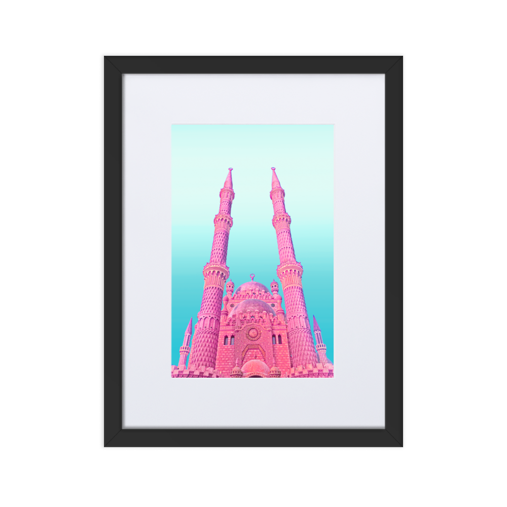 Pink Dwelling - Paper Framed Wall Art | PAPER FRAMED WALL ART | PARADIS SVP