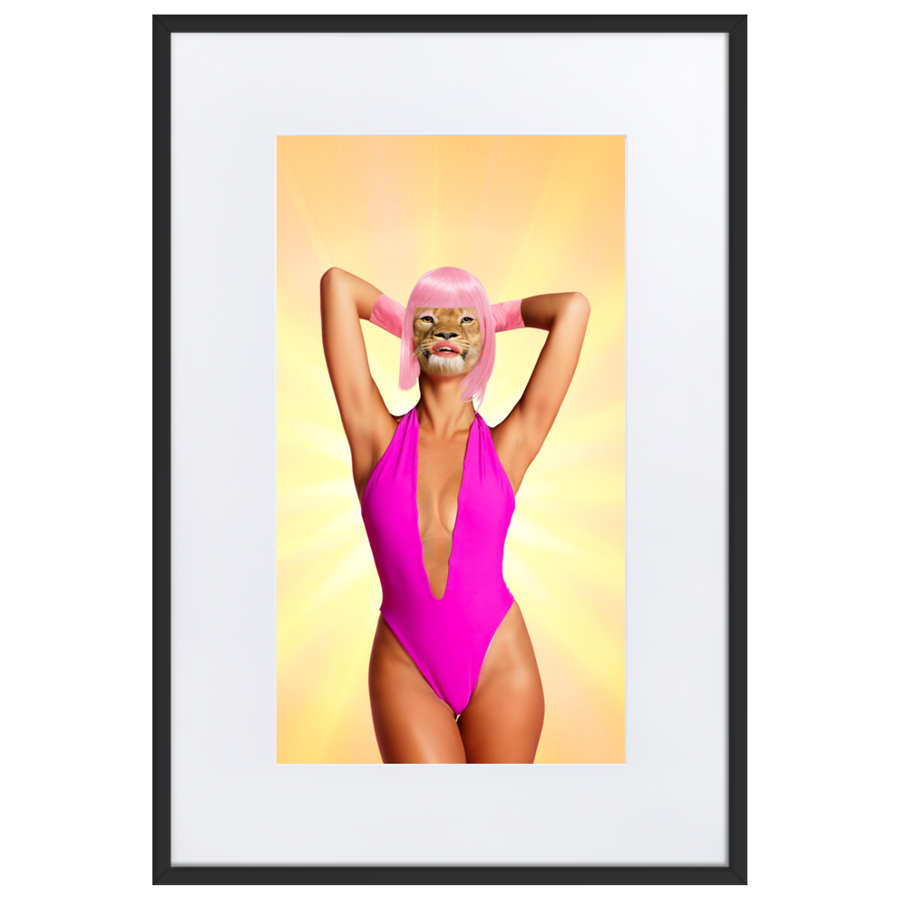 Load image into Gallery viewer, Chantal Lou Lou - Paper Framed Wall Art | PAPER FRAMED WALL ART | PARADIS SVP
