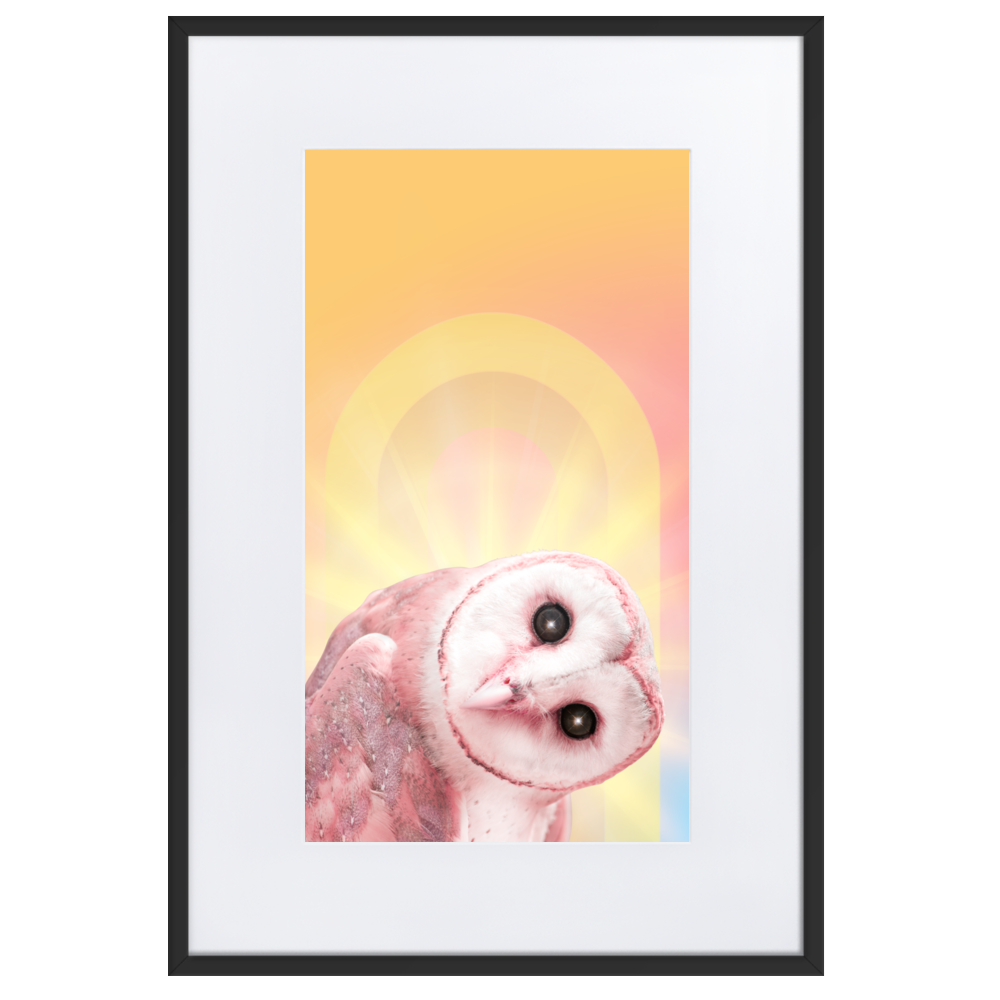 Mystic Owl - Paper Framed Wall Art | PAPER FRAMED WALL ART | PARADIS SVP