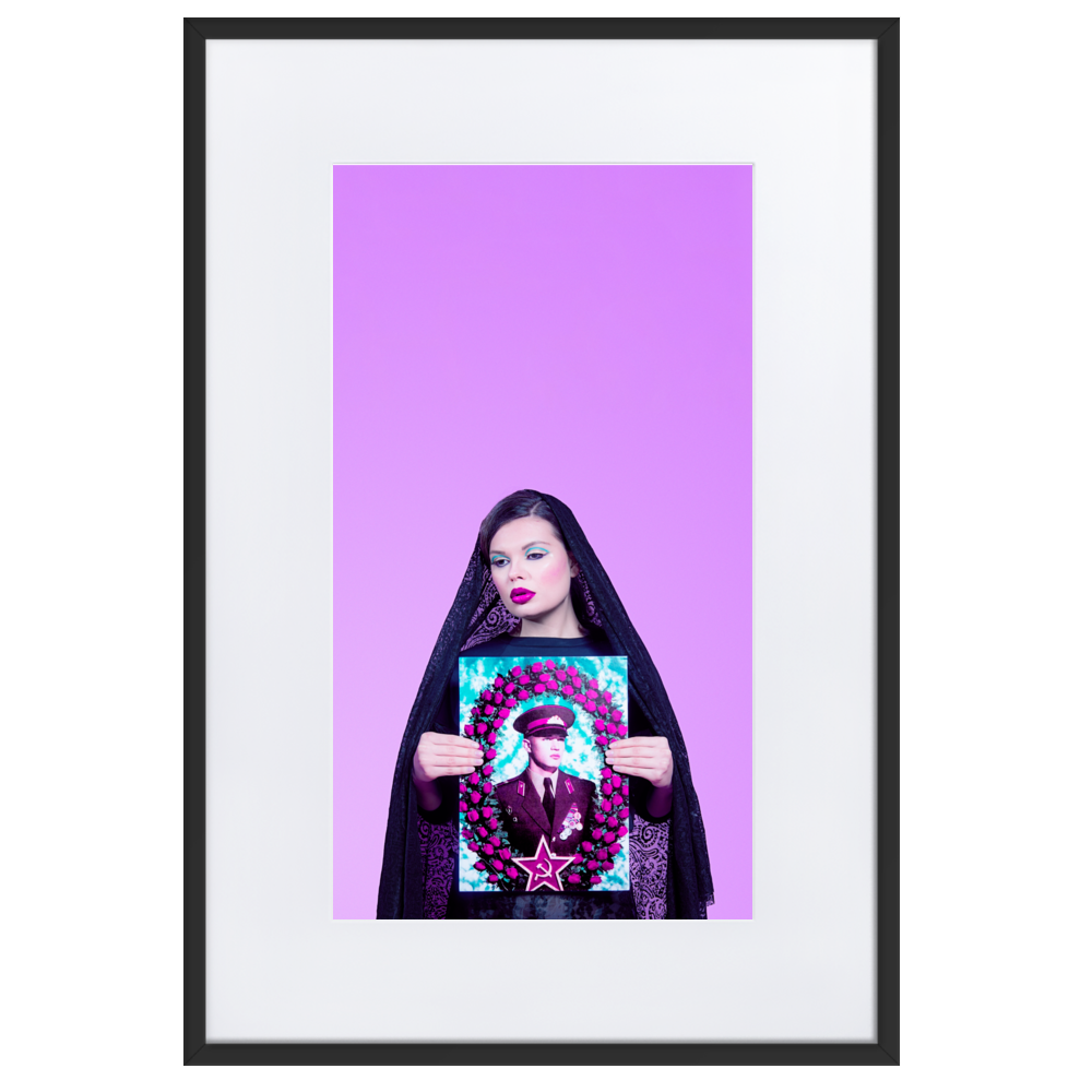 Load image into Gallery viewer, Martyr&amp;#39;s Wife - Paper Framed Wall Art | PAPER FRAMED WALL ART | PARADIS SVP
