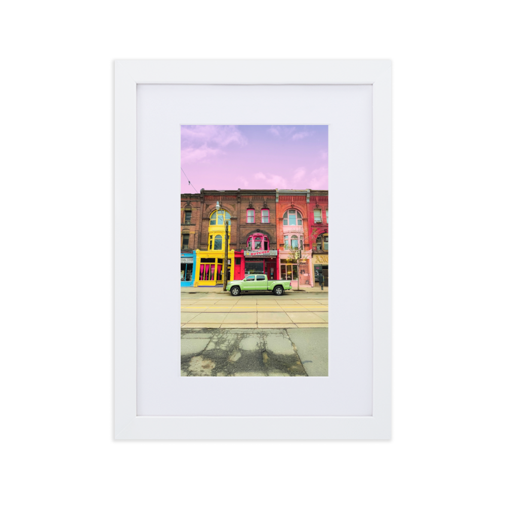 Queen St E - Paper Framed Wall Art | PAPER FRAMED WALL ART | PARADIS SVP