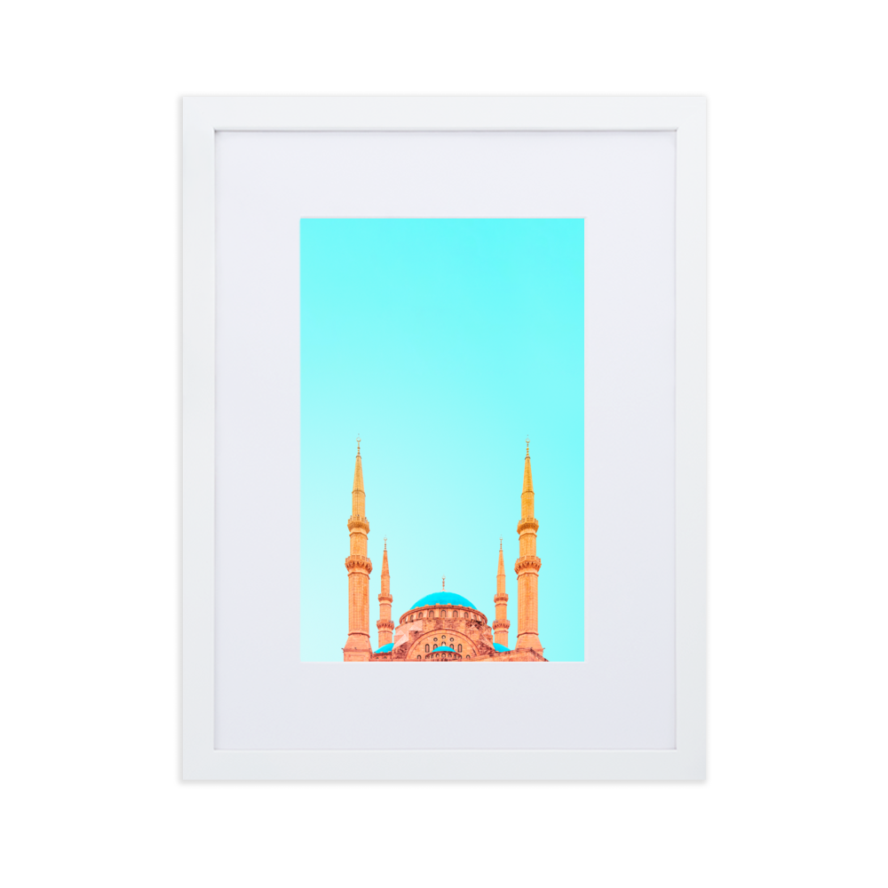 Beiruti Mosque - Paper Framed Wall Art | PAPER FRAMED WALL ART | PARADIS SVP