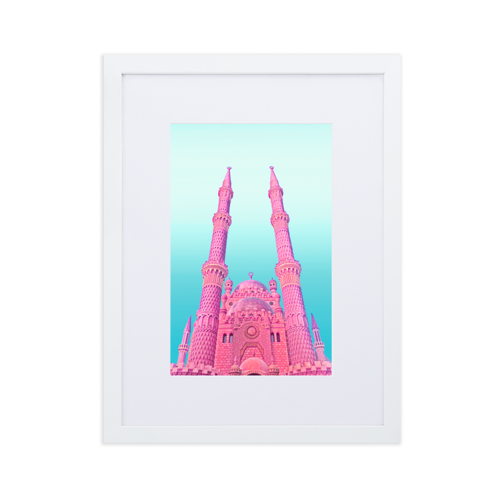 Load image into Gallery viewer, Pink Dwelling - Paper Framed Wall Art | PAPER FRAMED WALL ART | PARADIS SVP
