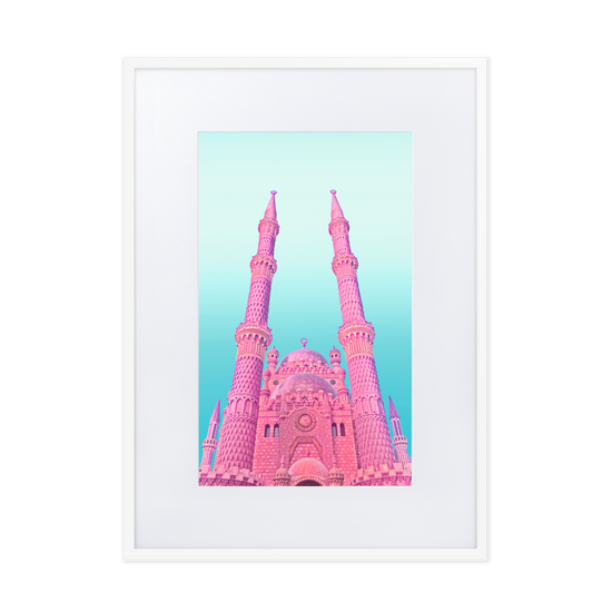Load image into Gallery viewer, Pink Dwelling - Paper Framed Wall Art | PAPER FRAMED WALL ART | PARADIS SVP
