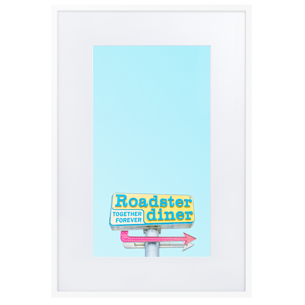 Roadster Diner - Paper Framed Wall Art | PAPER FRAMED WALL ART | PARADIS SVP