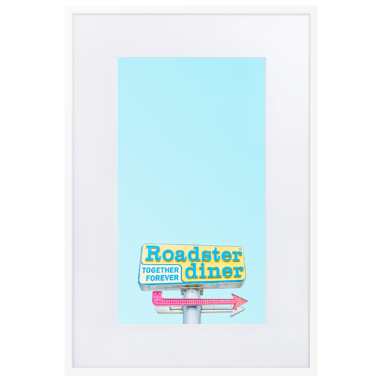 Roadster Diner - Paper Framed Wall Art | PAPER FRAMED WALL ART | PARADIS SVP