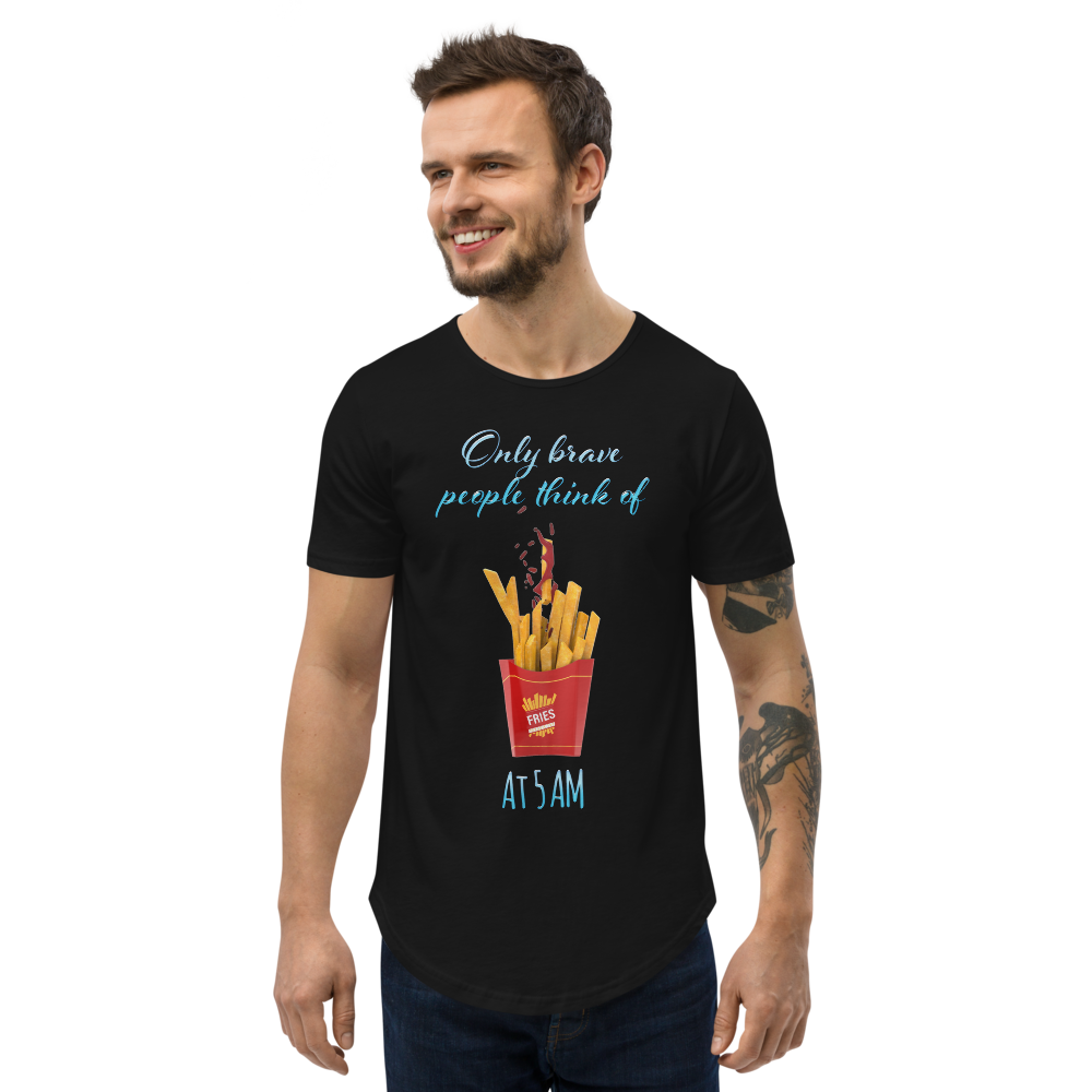 Load image into Gallery viewer, Brave Fries - Curved T-Shirt |  | PARADIS SVP
