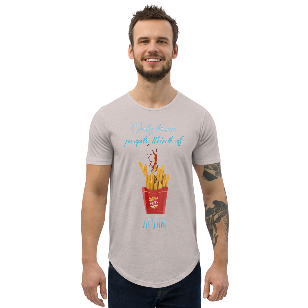 Load image into Gallery viewer, Brave Fries - Curved T-Shirt |  | PARADIS SVP
