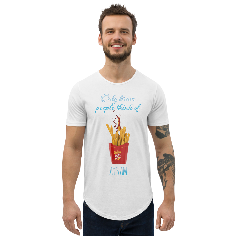 
                      
                        Brave Fries - Curved T-Shirt |  | PARADIS SVP
                      
                    