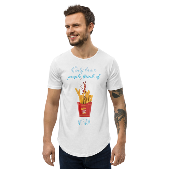 Brave Fries - Curved T-Shirt |  | PARADIS SVP