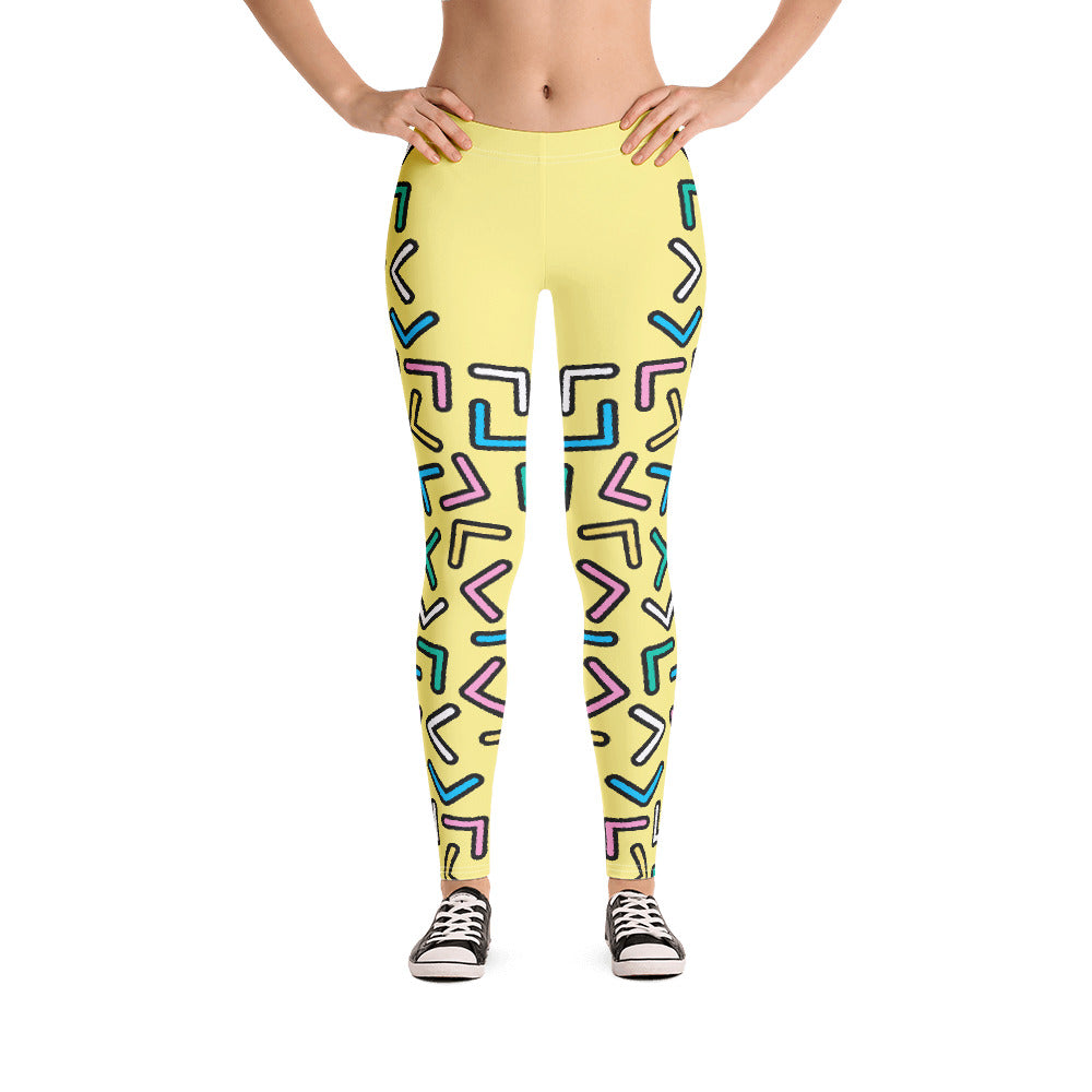 90's Gurl - Yellow Leggings |  | PARADIS SVP