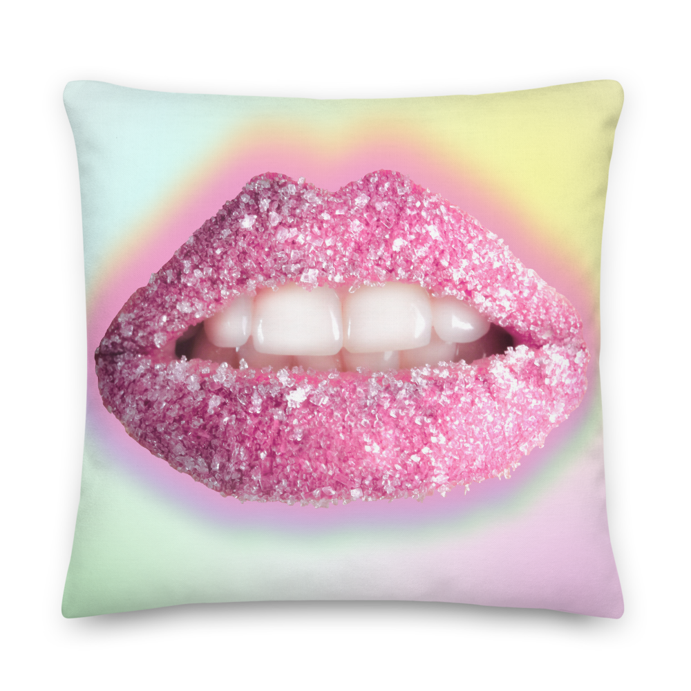 Lips as Sweet As Candy - Premium Pillow |  | PARADIS SVP