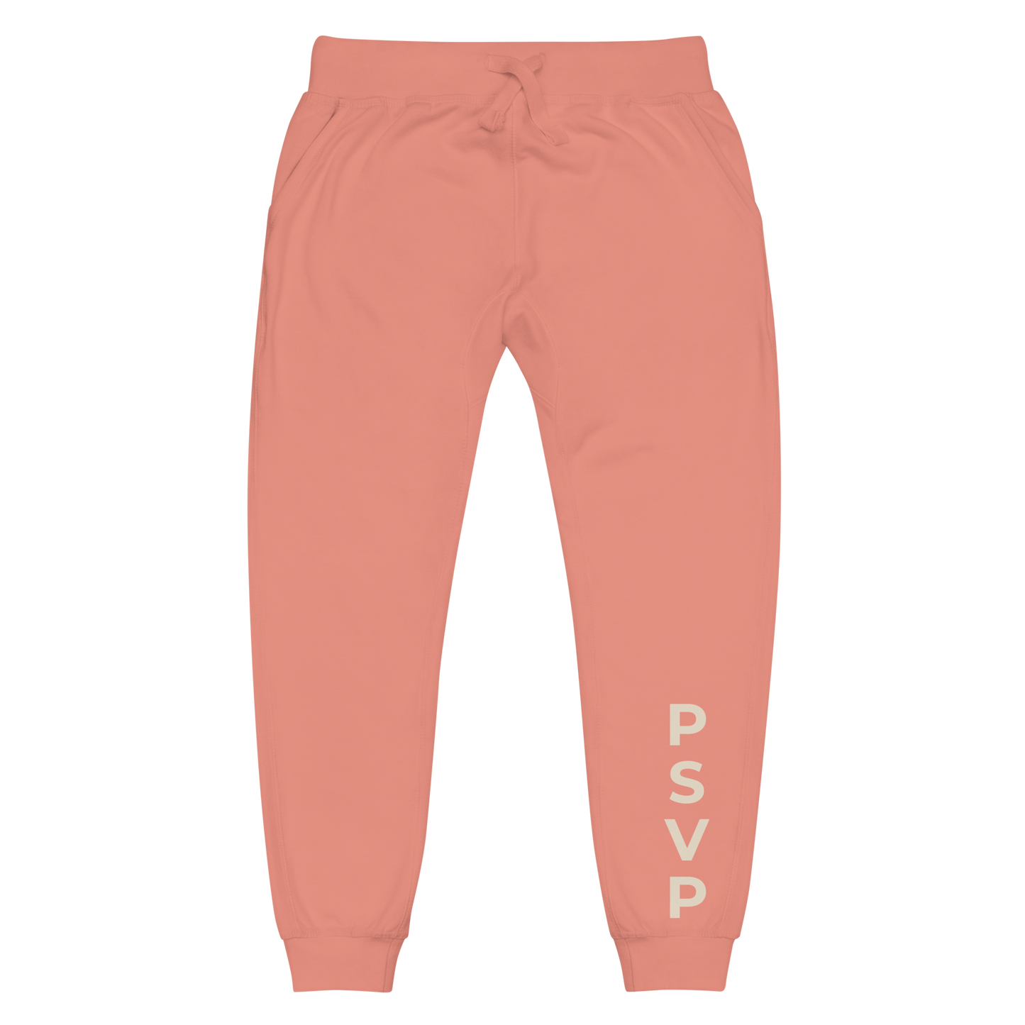 Women's Fleece Pink Sweatpants - PSVP Cream | Sweatpants | PARADIS SVP