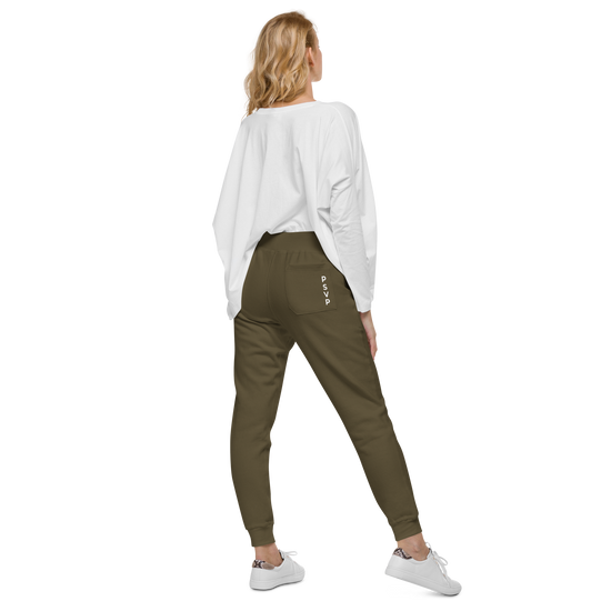 Women's Fleece Olive Green Sweatpants - PSVP | Sweatpants | PARADIS SVP