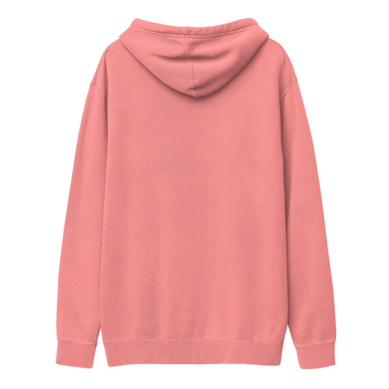 Women's Pigment-Dyed Pink Hoodie - PSVP Embroidery | Hoodie | PARADIS SVP