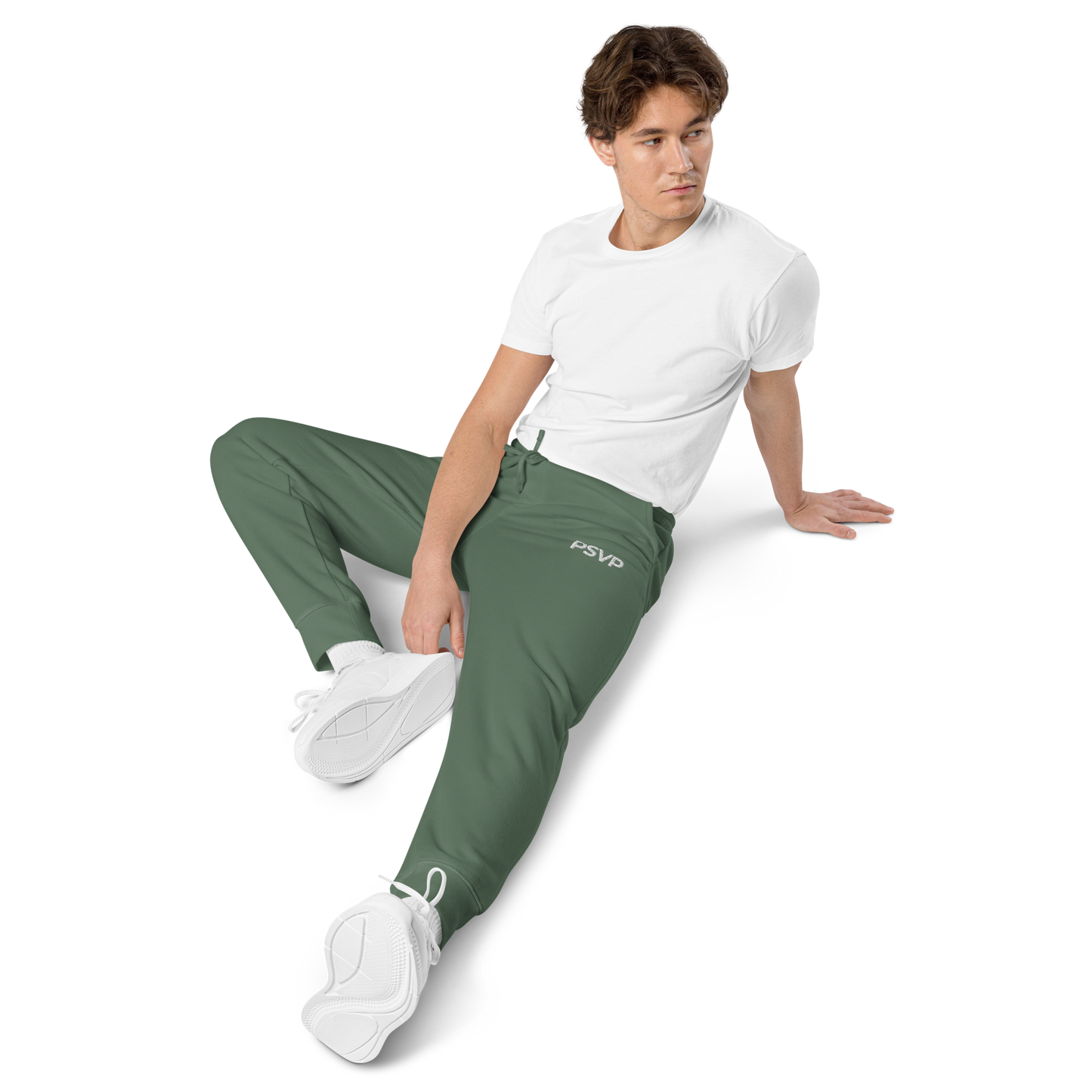 PSVP Pigment-Dyed Men's Sweatpants - Embroidery | Sweatpants | PARADIS SVP